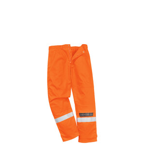 Spodnie trudnopalne, antyelektrostatyczne FR56, pomarańczowe